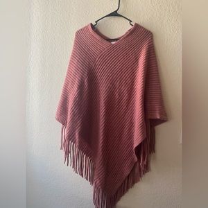 Blush Poncho